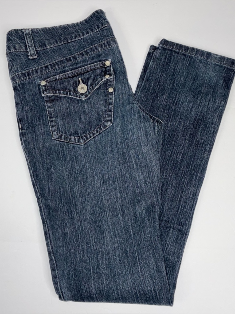Red Camel Women Skinny Jeans Size 5 Dark Wash Flap Pockets